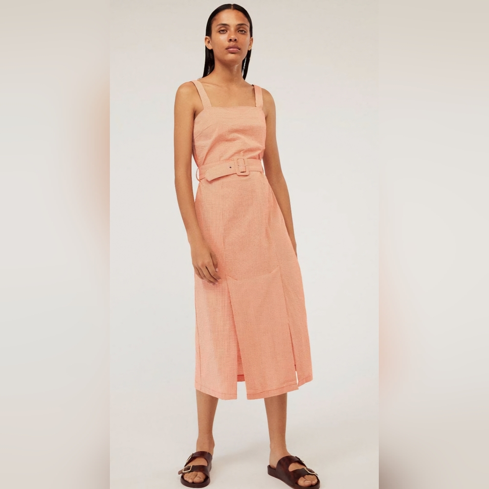OYSHO Red gingham dress